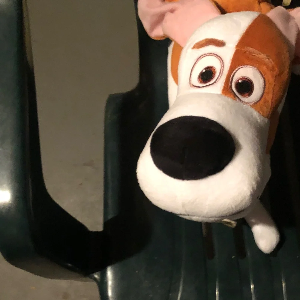Ty Plush Dog Toy - White, Brown, Black